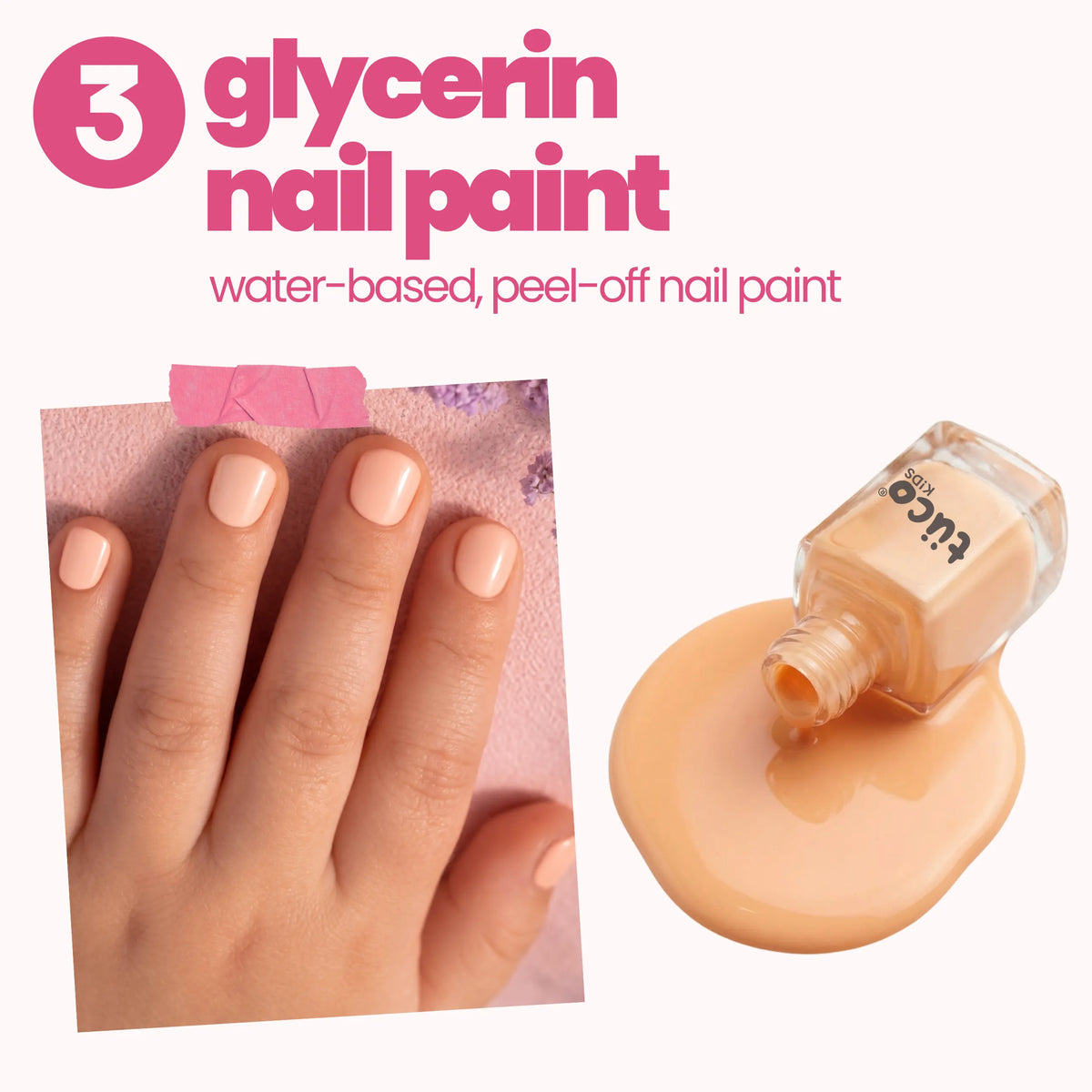 Hazelnut (Medium Shade) Face Tint & Peach Nail Glam Kit