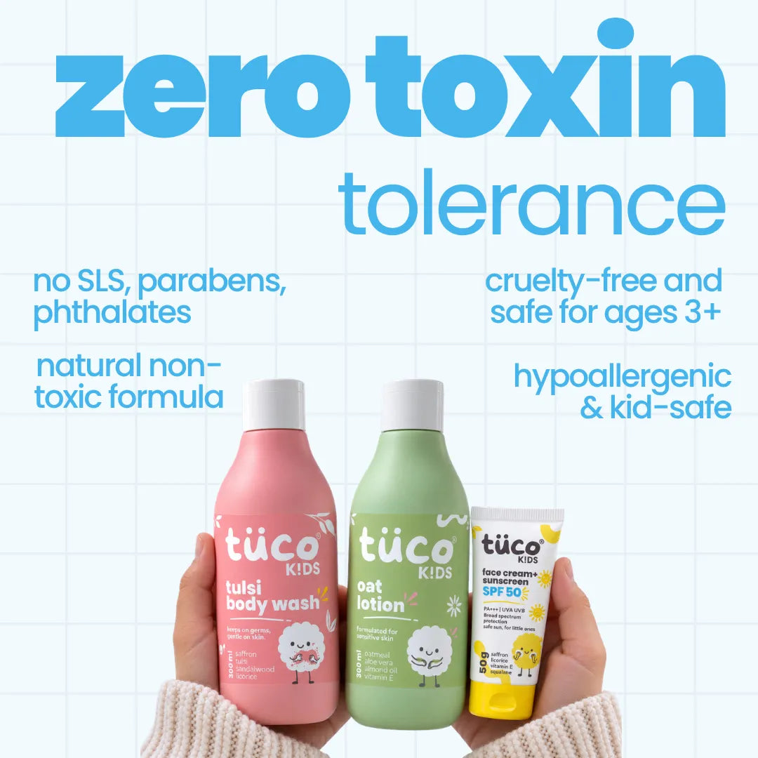 Tuco Kids Daily Winter Kit SPF 50 — zero toxin, SLS, paraben and phthalate-free