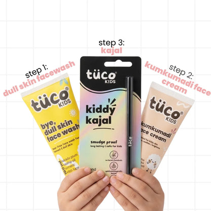 Festive Glow Kit: Dull Skin Face Wash + Kumkumadi Face Cream + Castor Kajal