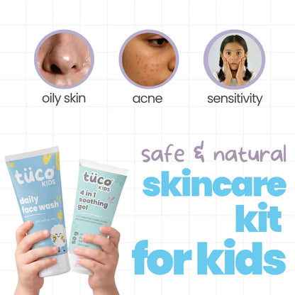 Teen Acne Kit: Acne Face Gel + Oily Skin Face Wash