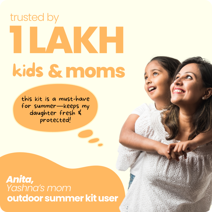 The Outdoor Summer Kit by Tuco Kids is a travel-friendly set designed to keep children fresh, protected, and comfortable during outdoor adventures. It includes essentials like body mist, wipes, mosquito repellent, and magic gel, all made with natural, kid-safe ingredients. Perfect for on-the-go care!