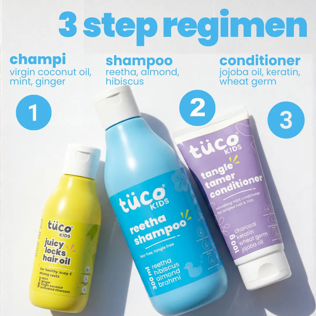 3-in-1 Tangled & Frizzy Hair Regimen