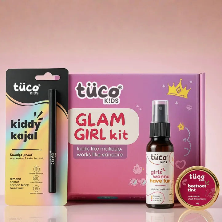 Glam Makeup Kit for Girls with Natural, Safe and Non Toxic Ingredients