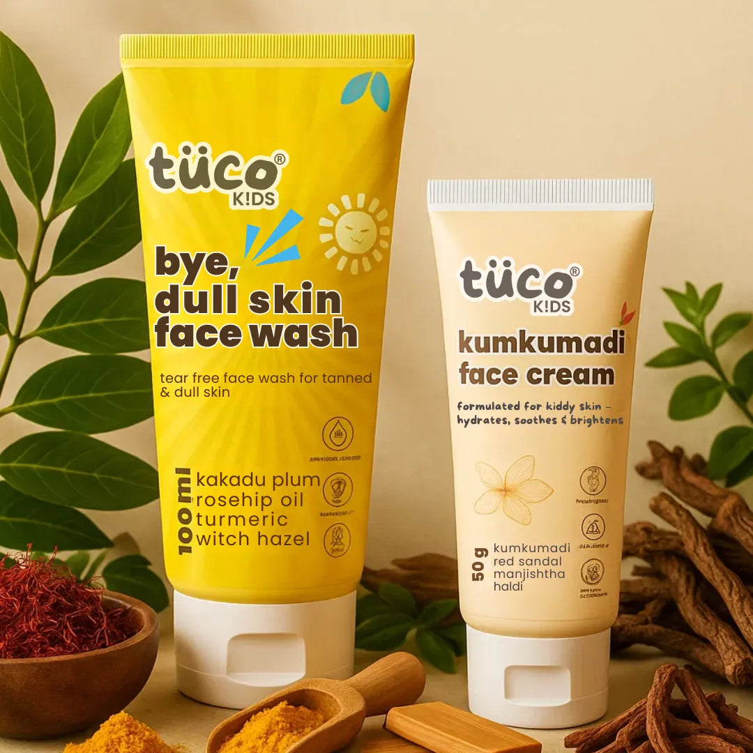 Kumkumadi Glow Kit: Dull Skin Face Wash + Kumkumadi Face Cream