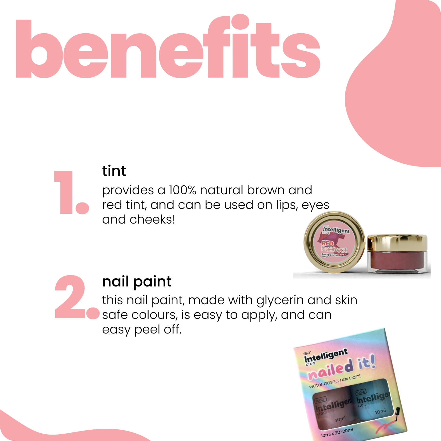 Makeup Essentials Gift Pack: Beetroot Tint + Nailpaints