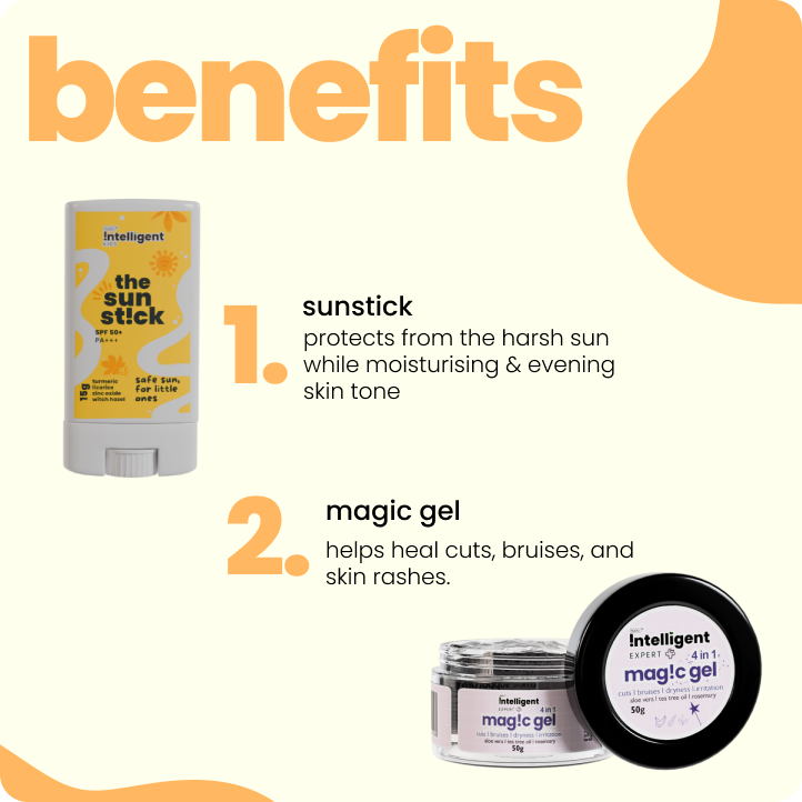 ultimate swim kit: sunstick spf 50 + magic gel