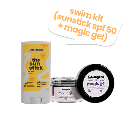 ultimate swim kit: sunstick spf 50 + magic gel