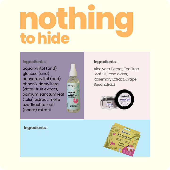 ultimate travel pack: alcohol free sanitizer, magic gel and mosquito patches