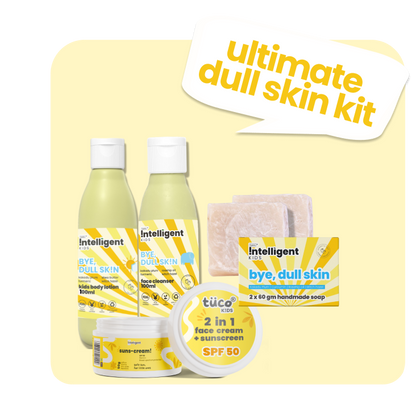 Ultimate Dull Skin Kit: Soap + Lotion(100 ml) + Sunscreen (SPF 50) + Face Cleanser