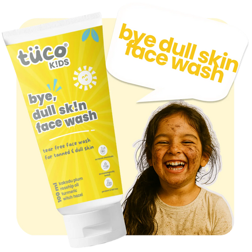 bye, dull skin face wash for kids - 100ml