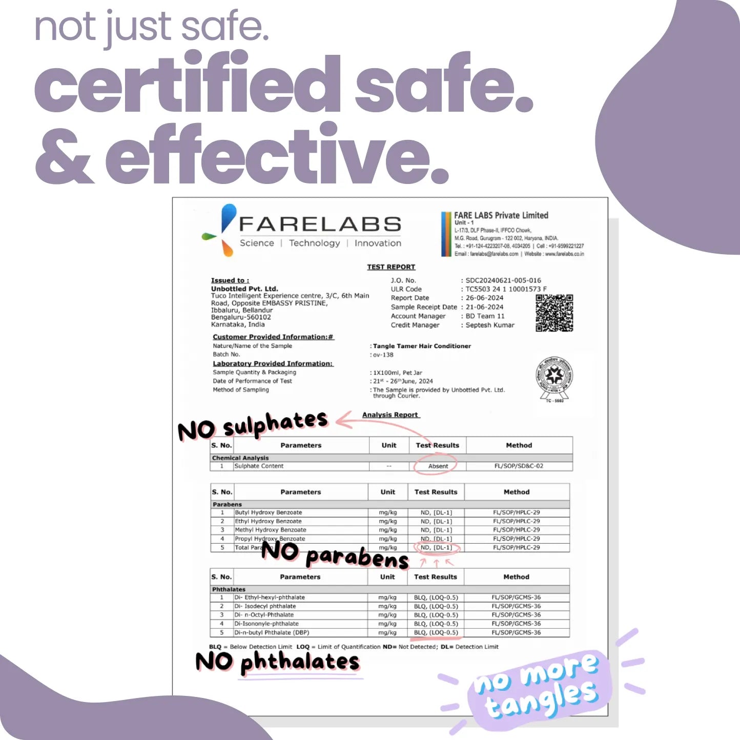 Natural Hair Conditioner for kids - 100 g