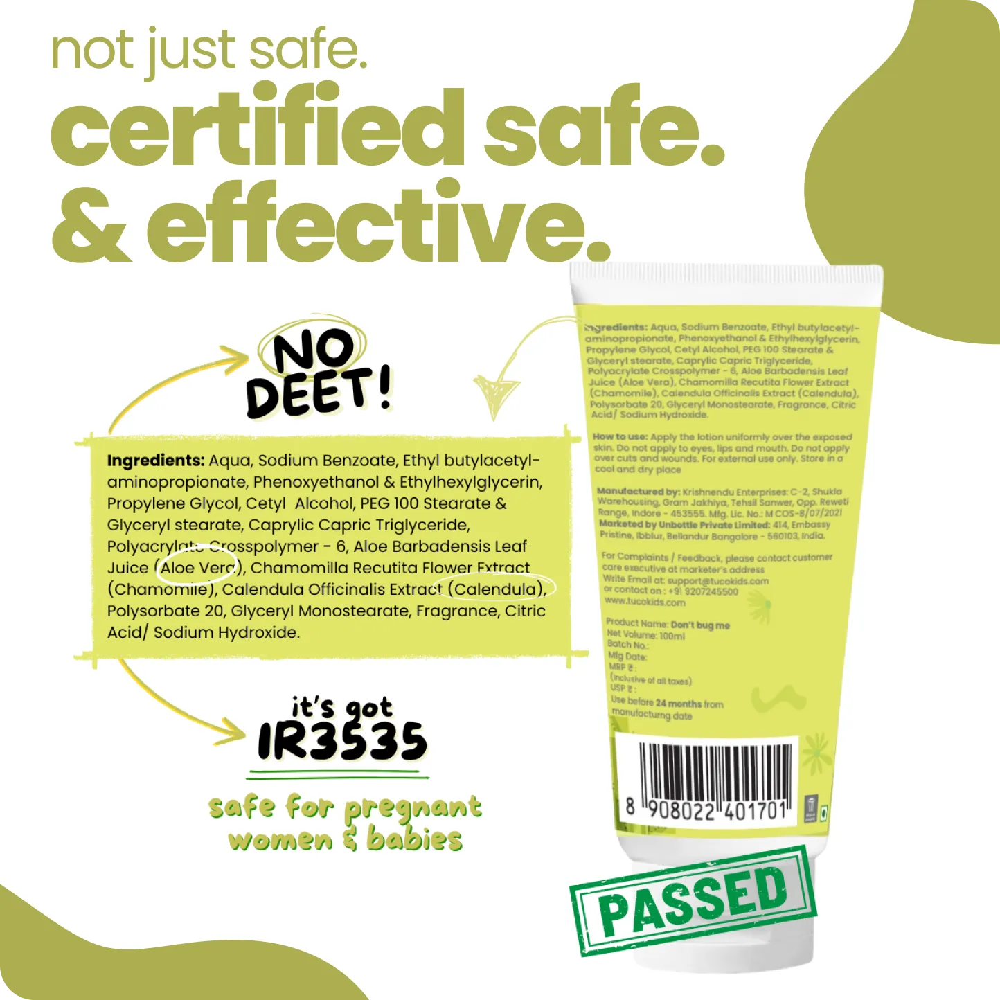 Don't Bug Me- Mosquito Repellent Lotion [100ml]