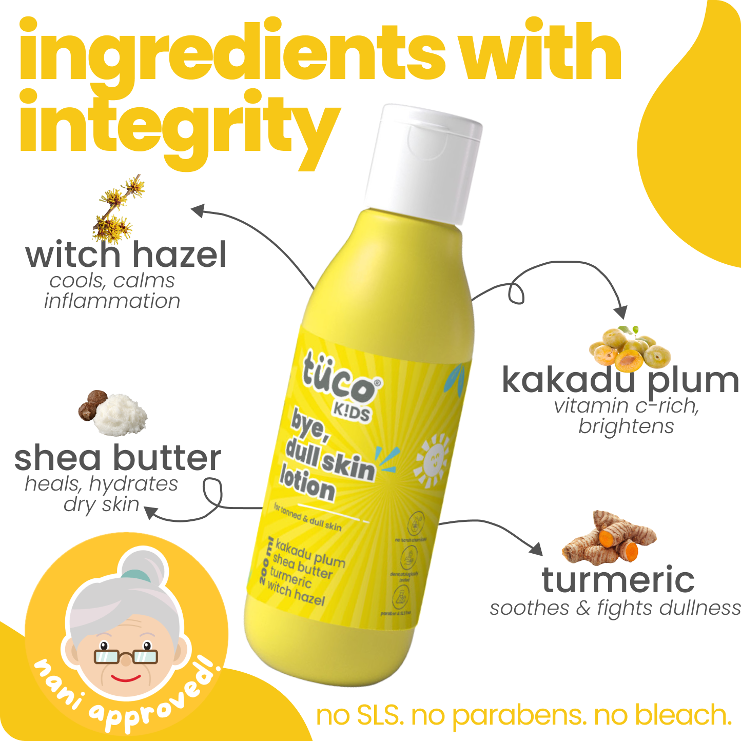 Bye, Dull Skin Body Lotion for Kids - 200 ml