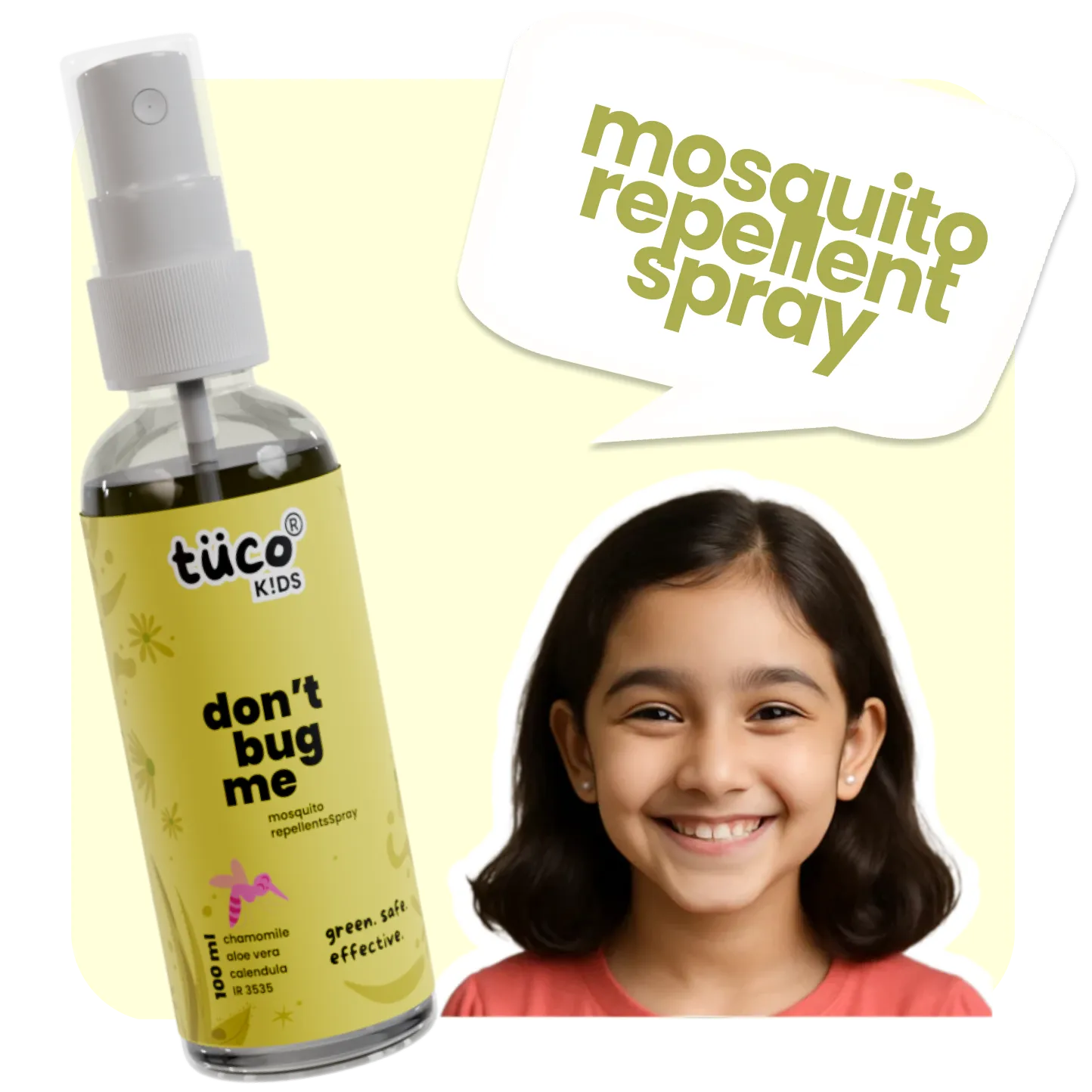 Natural Mosquito Repellent Spray for Kids (100ml)