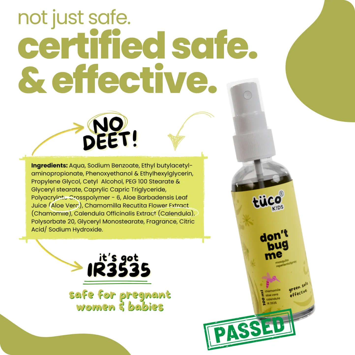 Natural Mosquito Repellent Spray for Kids (100ml)