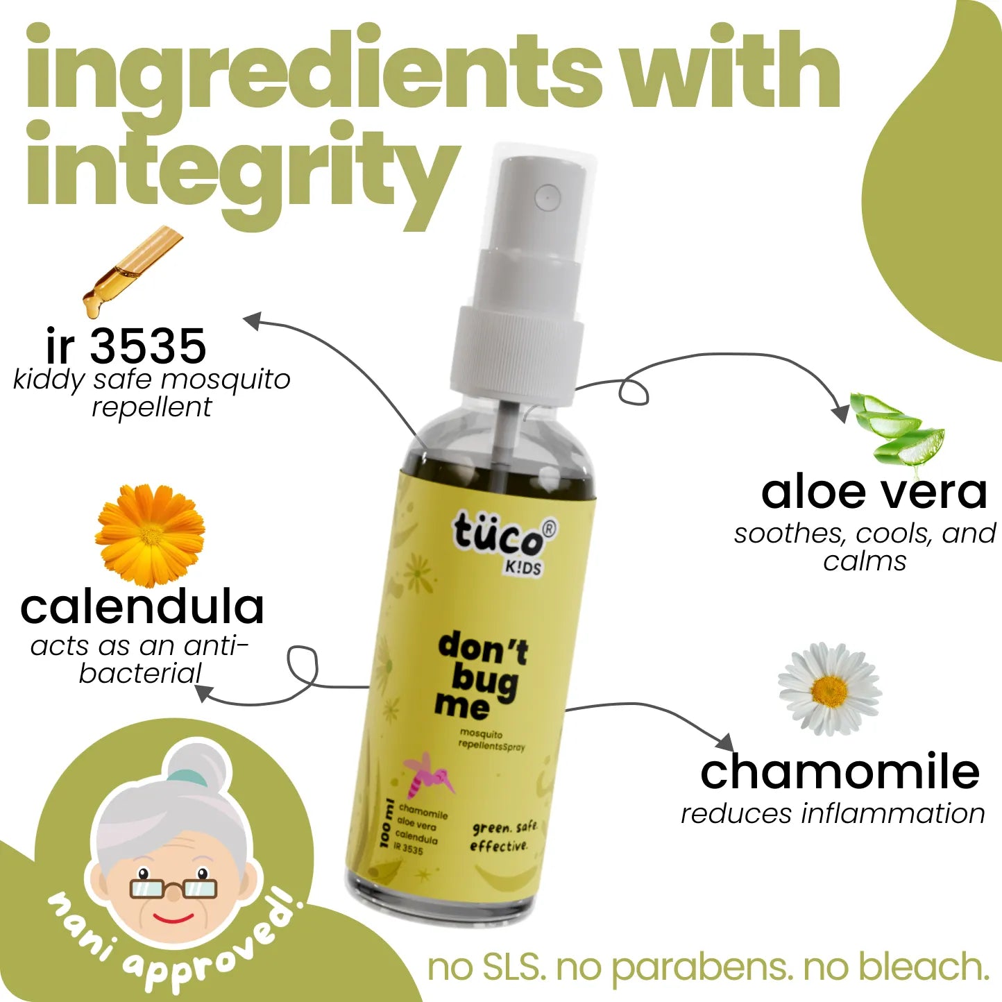 Natural Mosquito Repellent Spray for Kids (100ml)