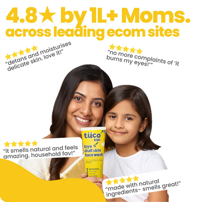 bye, dull skin face wash for kids - 100ml