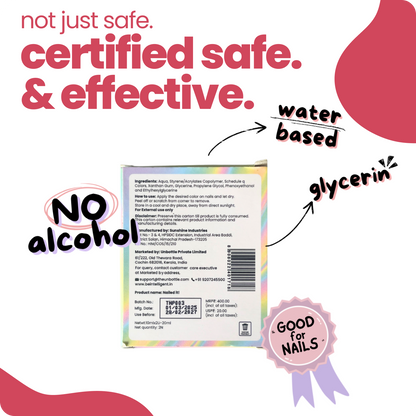 Nailed It: Water-Based Peel-Off Nail Paints (Pack of 3)