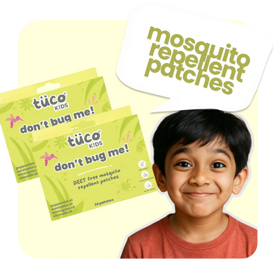Safe Mosquito Repellent Patches for Kids (Pack of 2 - 24 patches)