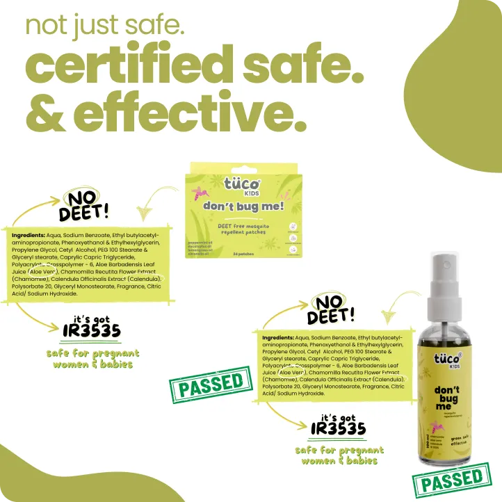 Mosquito Protection Pack (Lotion + Spray + Patches)