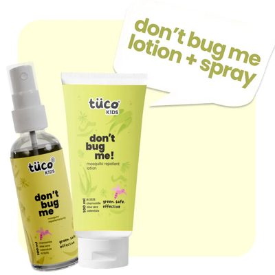 Natural Mosquito Repellent Lotion + Spray for Kids