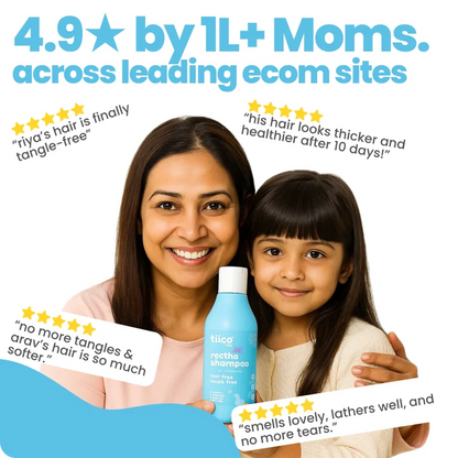 Thin Hair Regimen: Reetha Shampoo + Hair Oil + Tangle Tamer Spray