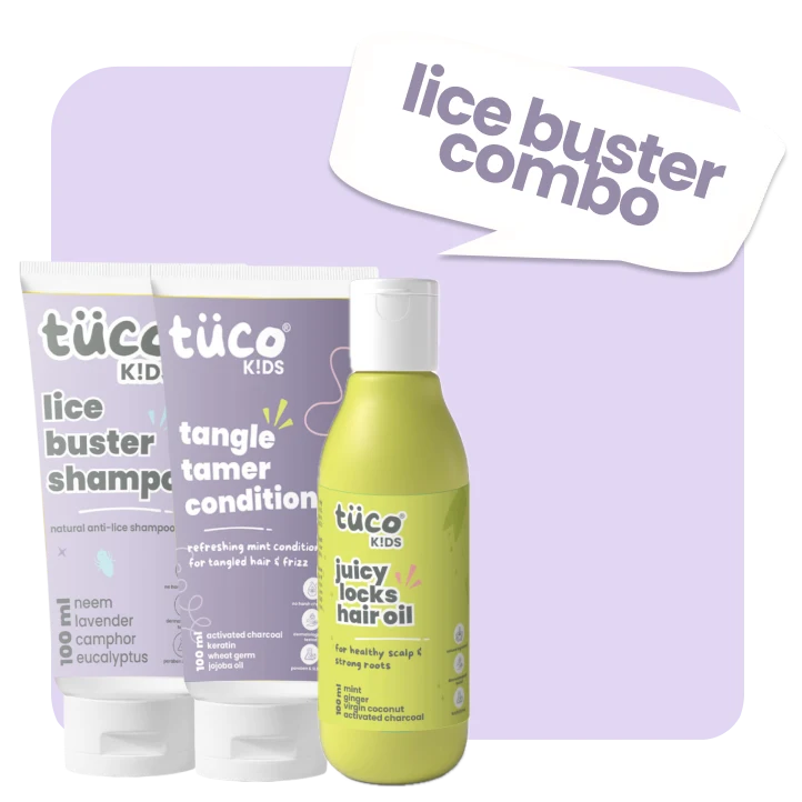 Anti-Lice Regimen: Shampoo + Conditioner + Hair Oil