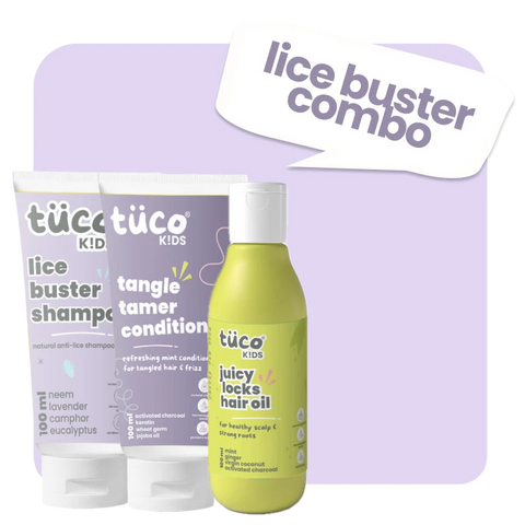 Anti-Lice Regimen: Shampoo + Conditioner + Hair Oil