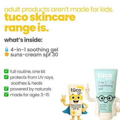 Natural Sunscreen (SPF 30) + Magic Gel: Gift Pack