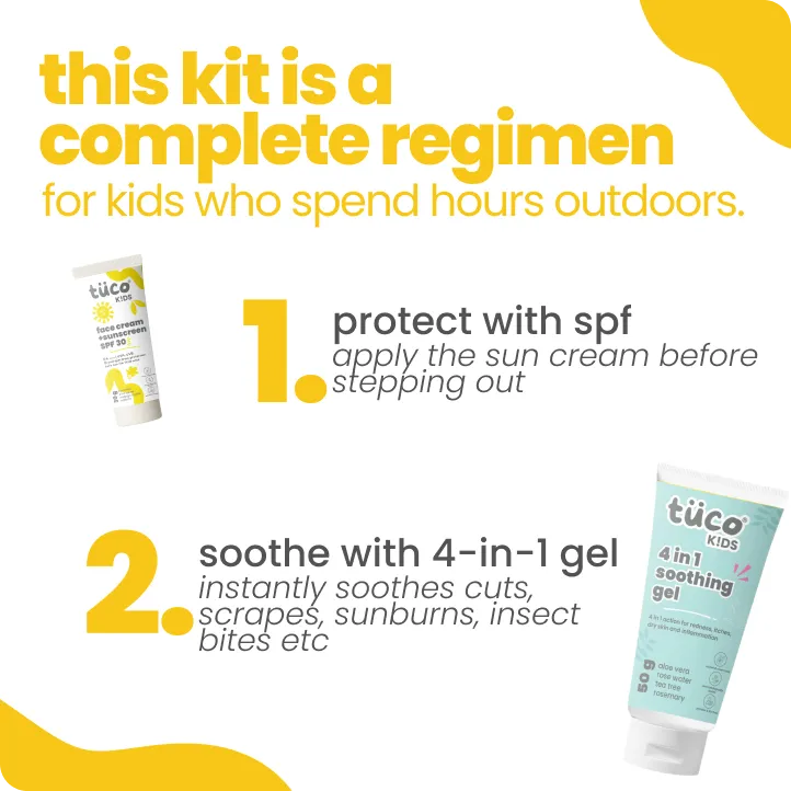 Natural Sunscreen (SPF 30) + Magic Gel: Gift Pack
