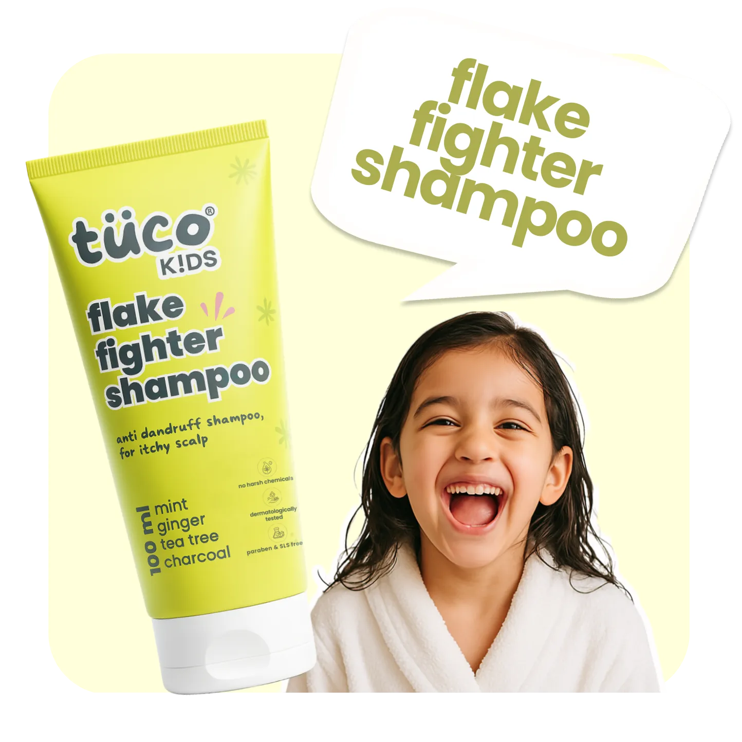 Flake Fighter Anti Dandruff Shampoo.