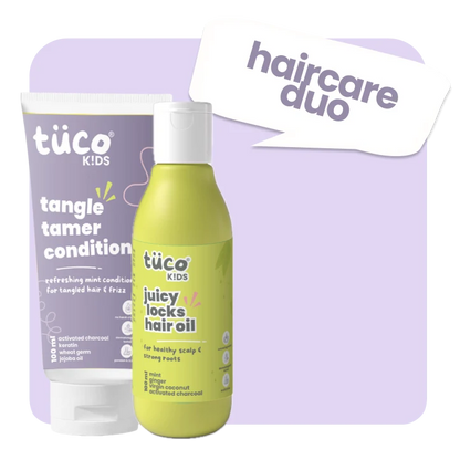 Haircare Duo: Juicy Locks Hair Oil + Tangle Tamer Conditioner