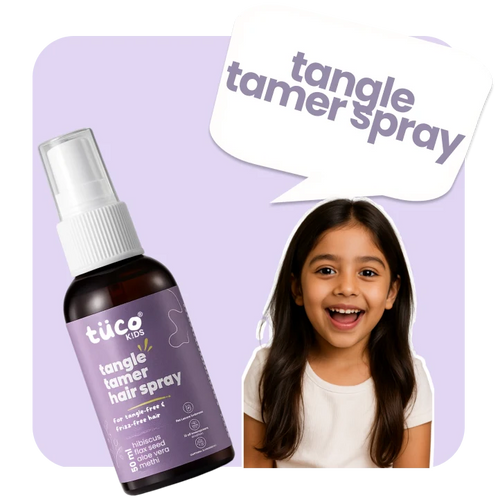 natural hair detangler spray for kids- 50ml