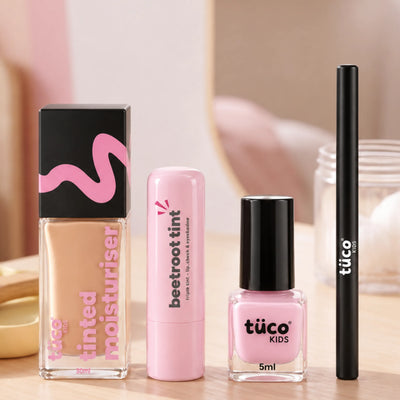 Caramel Face Tint & Pink Nail Glam Kit