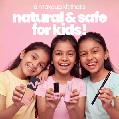 Caramel (Dark Shade) Face Tint & Pink Nail Glam Kit
