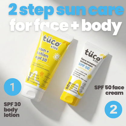 Complete Sun Protection Kit : Sun Lotion + Sunscreen (SPF 50)