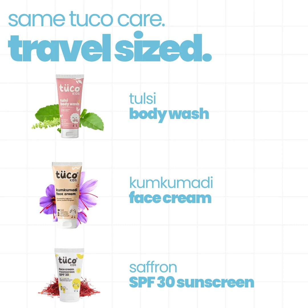 Travel Skincare Kit for kids