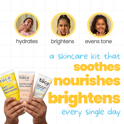Dull Face Glow Kit for kids - SPF 50