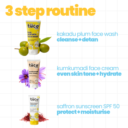 Dull Face Glow Kit for kids - SPF 50