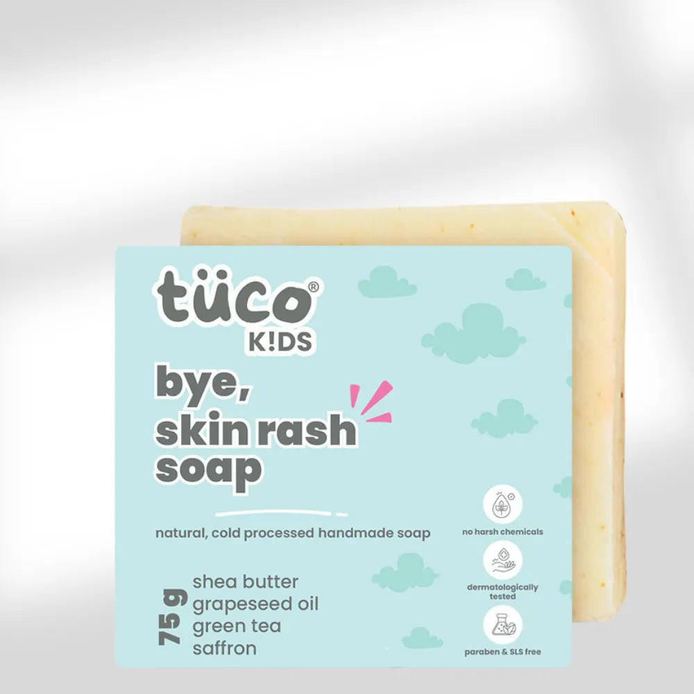 Bye, skin rash natural soap for kids - 3x75g