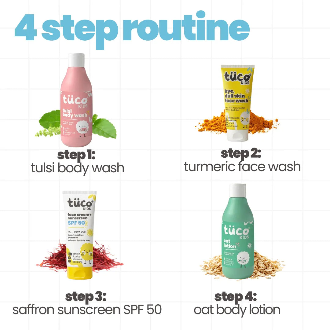 5 min morning skincare routine for kids