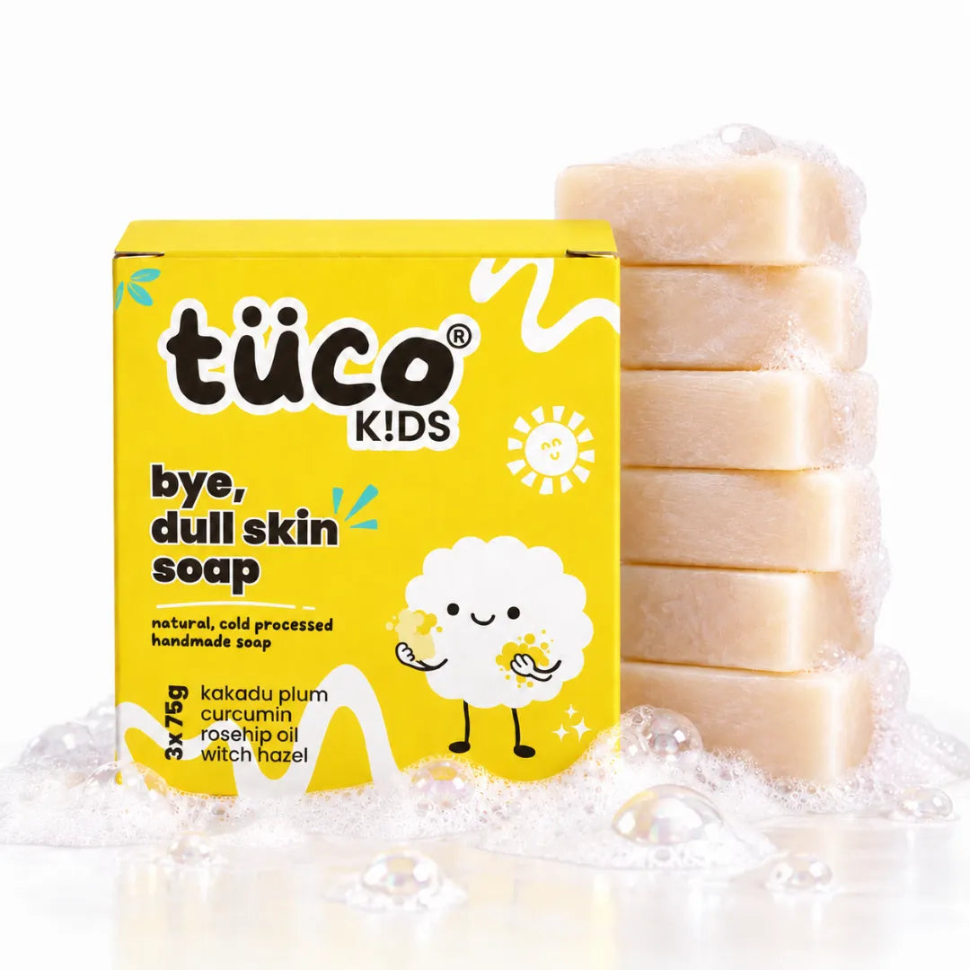 Bye, Dull Skin Kids Soap with Turmeric. (Pack of 6)