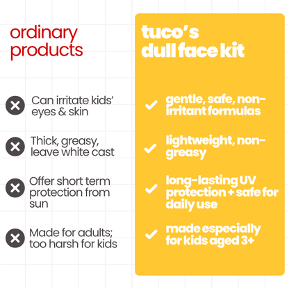 Dull Face Glow Kit for kids - SPF 50