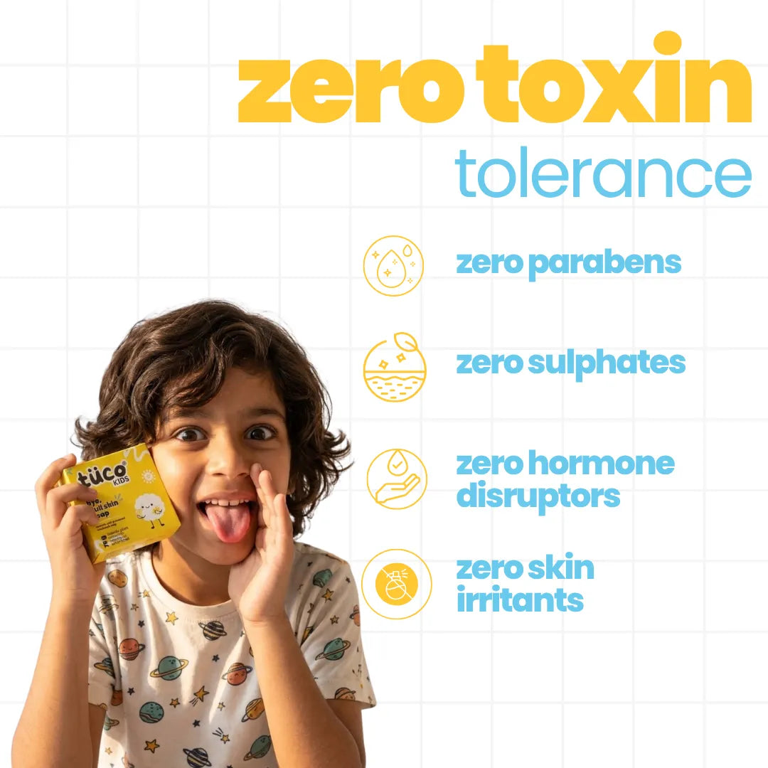 Bye, Dull Skin Kids Soap with Turmeric Pack of 3