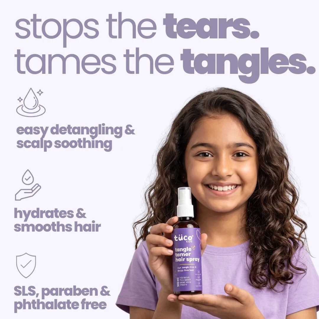 Natural Hair Detangler spray for Kids - (100ml)