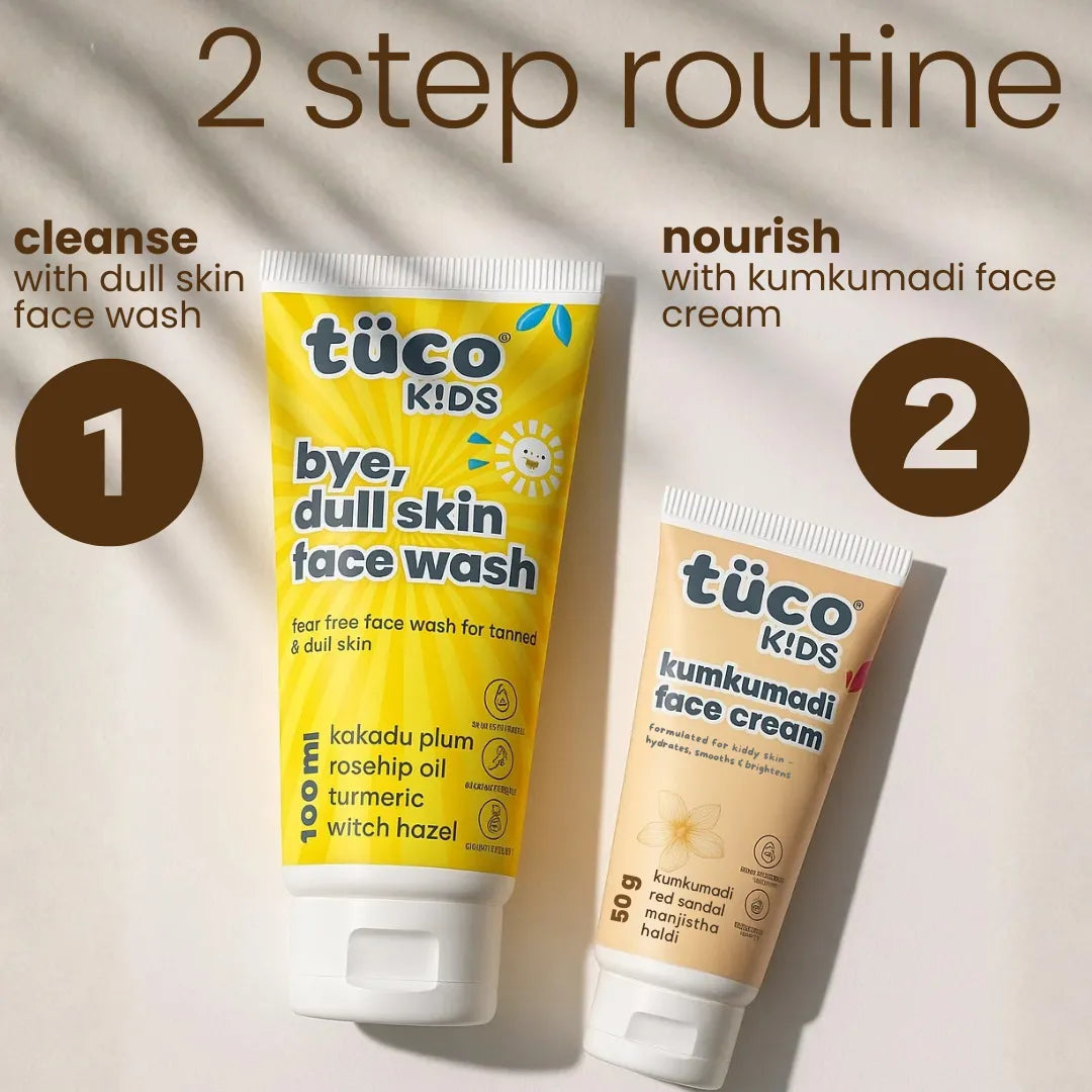 Kumkumadi Glow Kit: Dull Skin Face Wash + Kumkumadi Face Cream