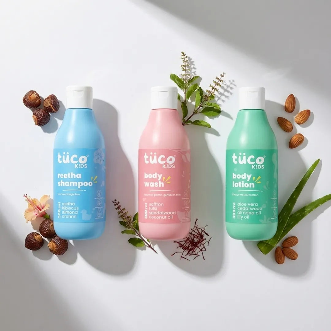Tuco kids Shampoo for kids, shower gel for kids, Body lotion for kids, best shampoo for kids