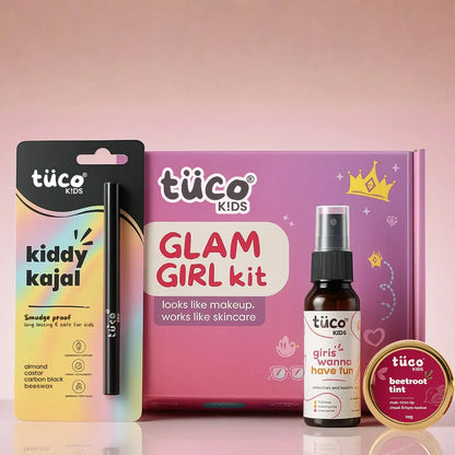 Glam Girl Giftpack: Beetroot Triple Tint + Fresh Body Mist + Kiddy Kajal