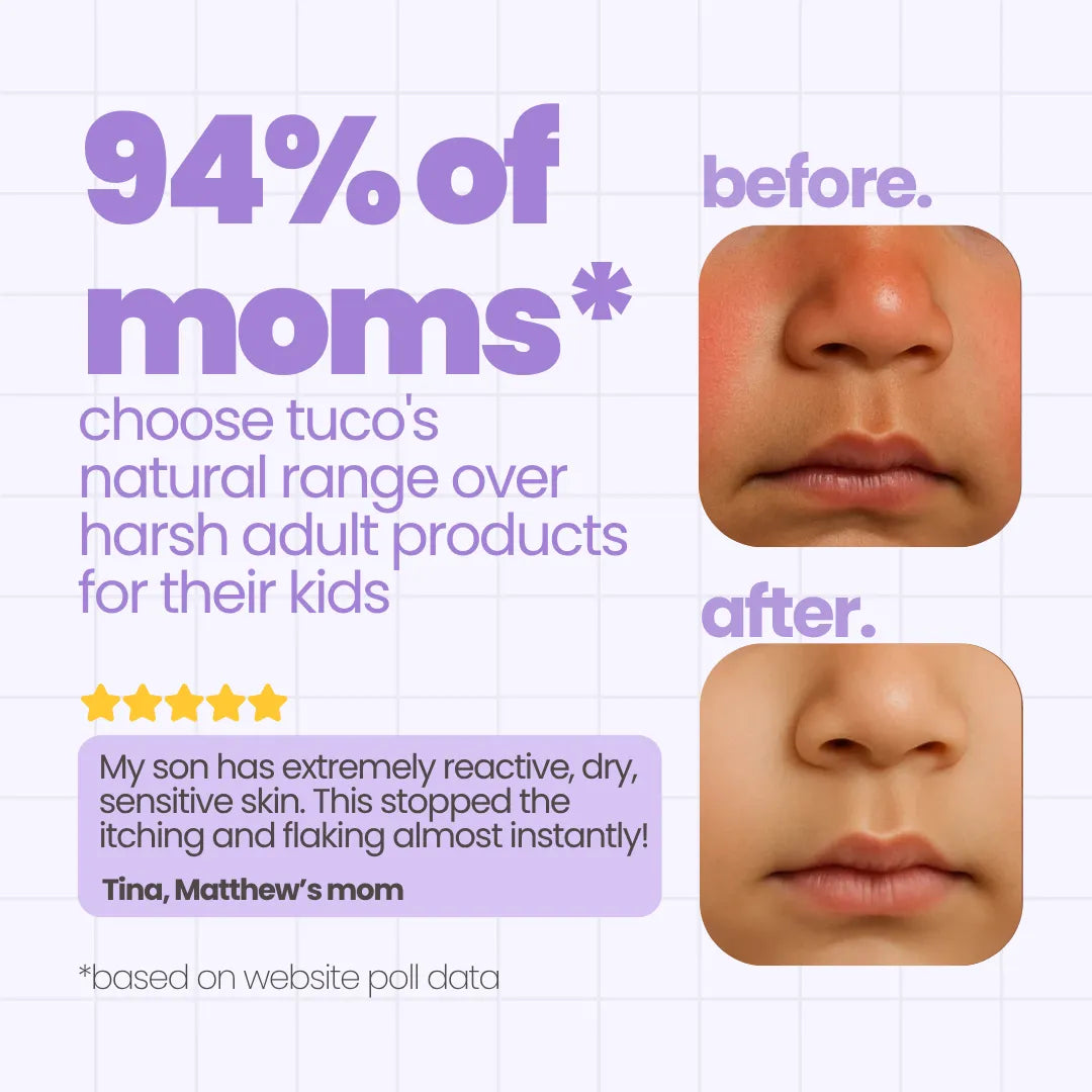 3-in-1 Oat Kit for Kids — before and after results | Tuco Kids