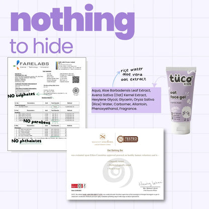 3-in-1 Oat Kit for Kids — lab test certificates and ingredient transparency | Tuco Kids